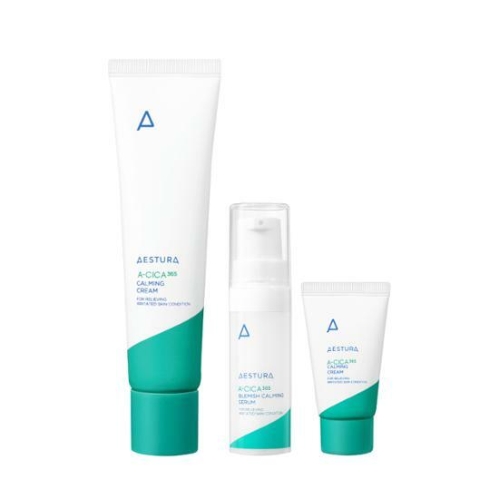 AESTURA A-Cica Calming Cream mini set (Cream + Serum)