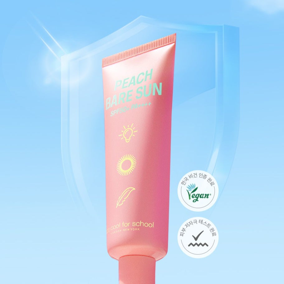 TOO COOL FOR SCHOOL Peach Bare Sun Cream SPF50+ PA++++ 50ml