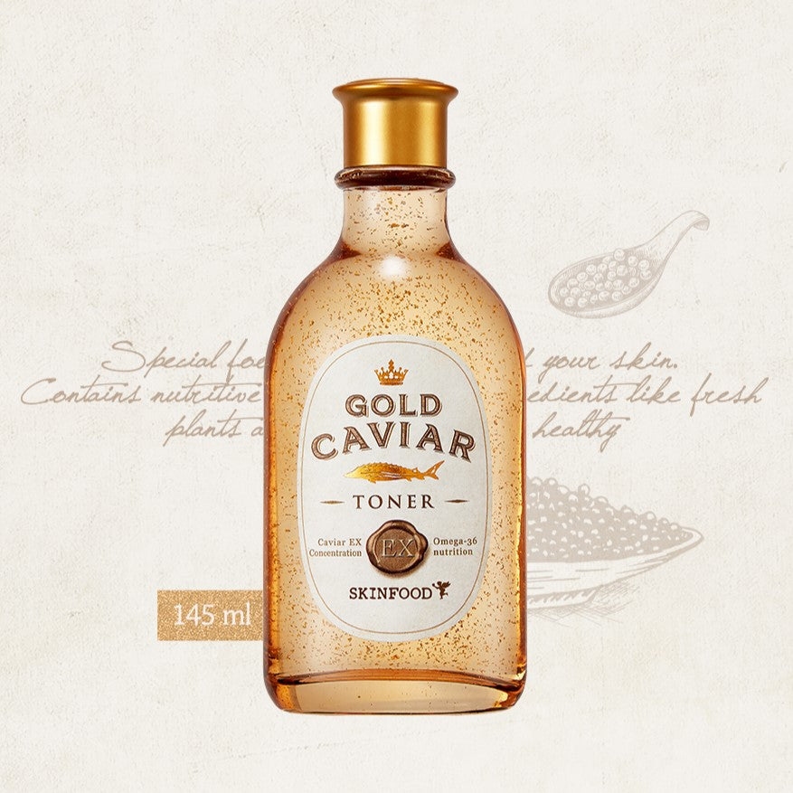 SKINFOOD Gold Caviar EX Toner 145ml