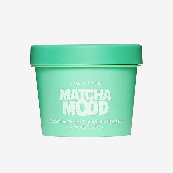 I DEW CARE Matcha Mood Soothing Green Tea Wash Off Mask