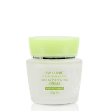 3W CLINIC Snail Moist Control Cream 50g