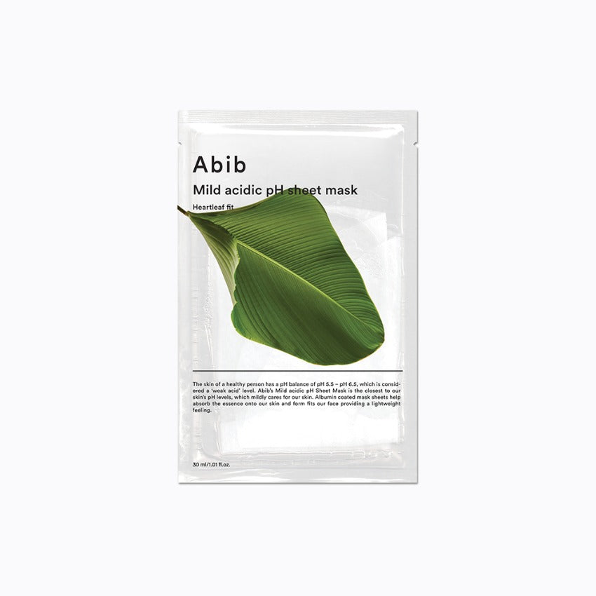 ABIB Mild Acidic pH Sheet Mask - Heartleaf