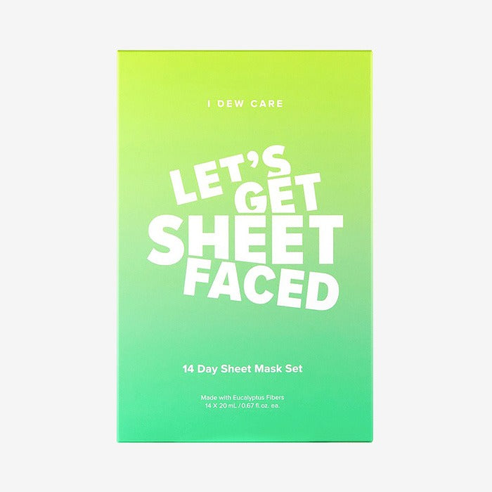 I DEW CARE Let's Get Sheet Faced Sheetmasks Set