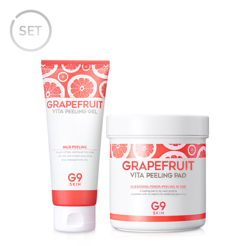 G9SKIN Grapefruit Vita Peeling Set (Gel +Pad)