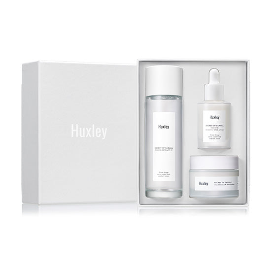 HUXLEY Brightening Trio Set (Toner + Essence + Cream)