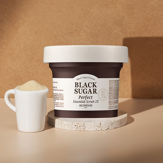 SKINFOOD Black Sugar Perfect Essential Scrub 2x 210g