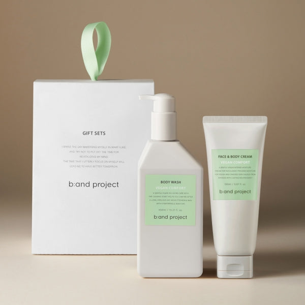 MAKE P:REM B:and Project Vegan Comfort Body Wash& Body Cream Set