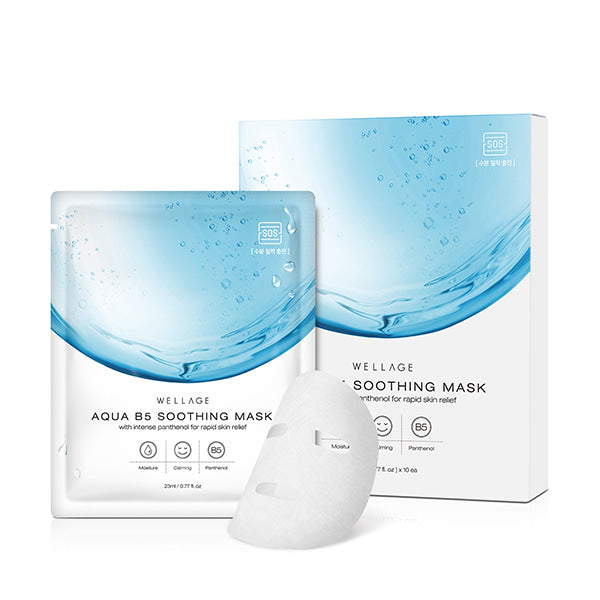 WELLAGE Aqua B5 Soothing Mask Set of 5