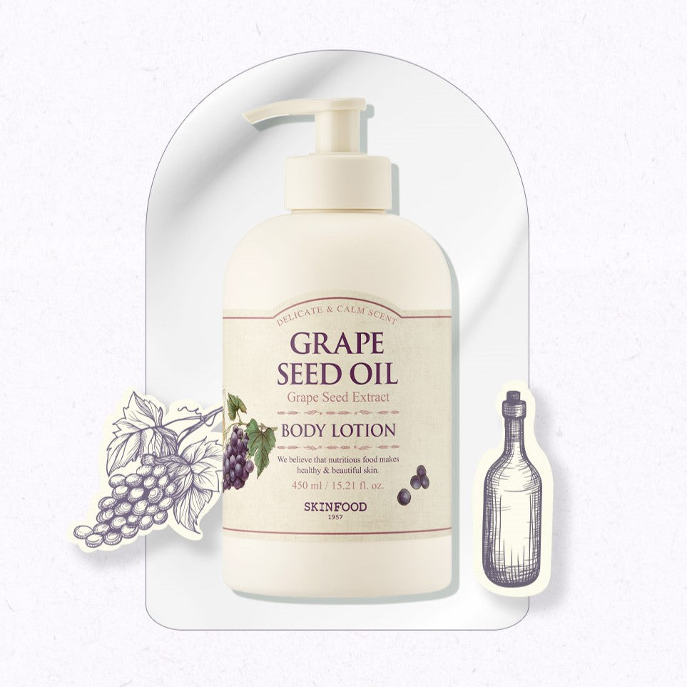 SKINFOOD Grape Seed Oil Body Lotion 450ml