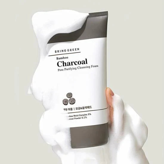 BRINGGREEN Bamboo Charcoal Pore Purifying Cleansing Foam 300ml