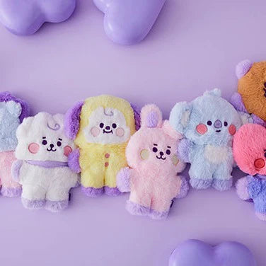 LINE FRIENDS BT21 Baby Flat Fur - Purple Heart Edition