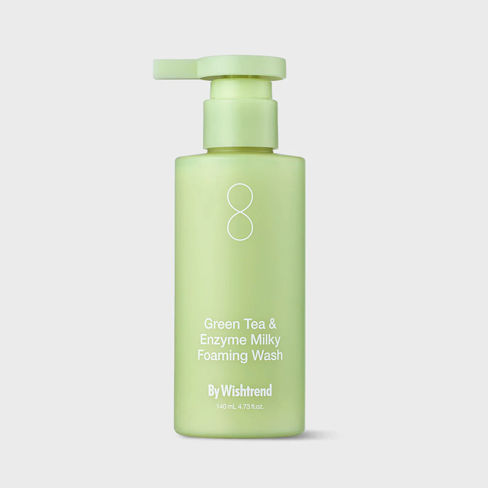 BY WISHTREND Green Tea & Enzyme Milky Foaming Wash 140ml