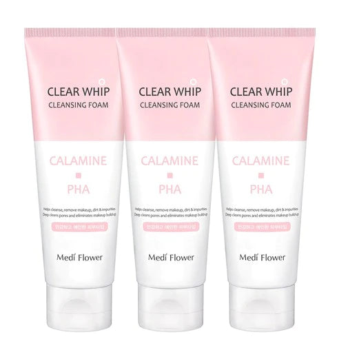 MEDI FLOWER Clear Whip Cleansing Foam Calamine