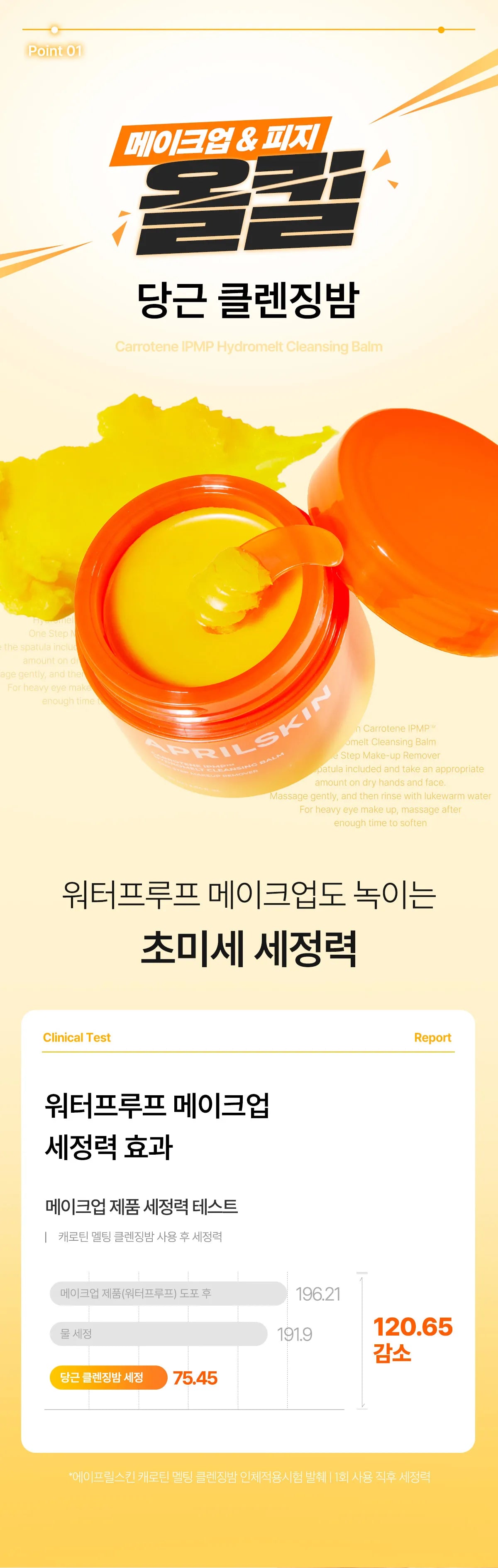 Aprilskin Real Carotene Calming Cleansing Balm