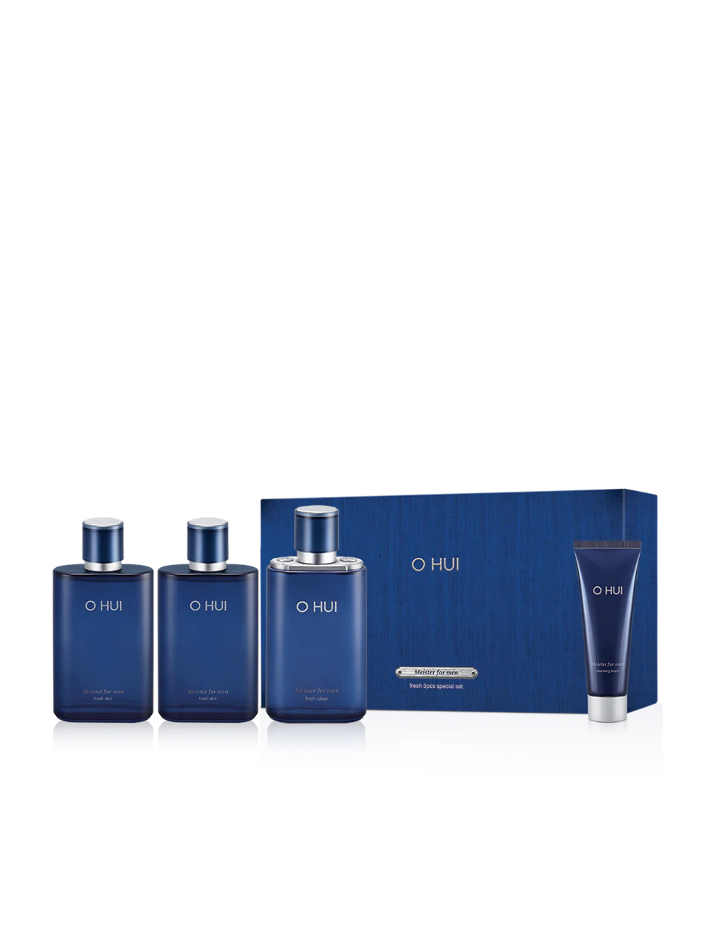 OHUI Meister For Men Fresh Set (Moisturizer, Lotion, Cleansing Foam)