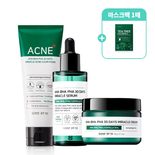 SOME BY MI Miracle Daily Set (Foam+Serum+Cream)