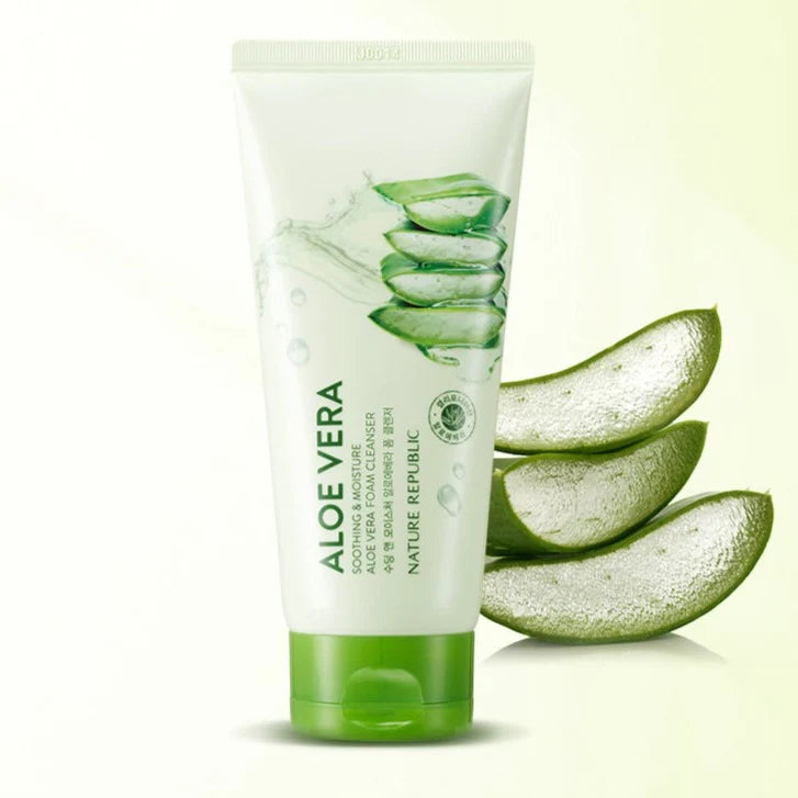 NATURE REPUBLIC Soothing & Moisture Aloe Vera Foam Cleanser 150ml