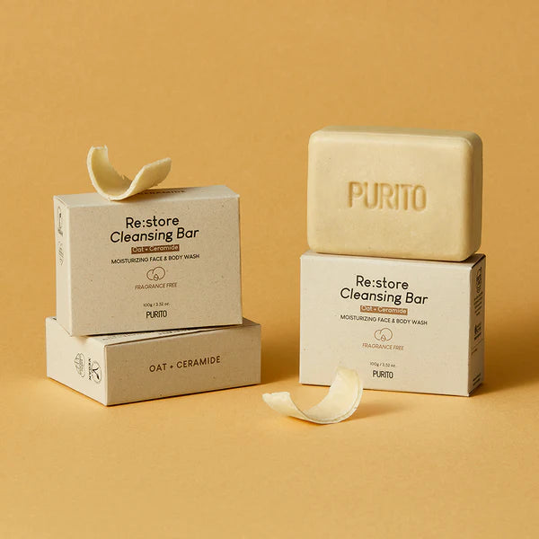 PURITO Restore Cleansing Bar 100g