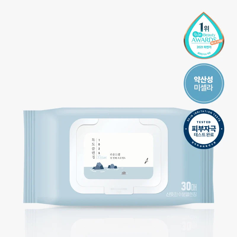 ROUND LAB 1025 Dokdo Cleansing Tissues